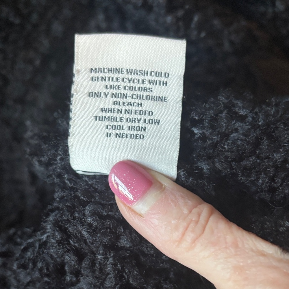 Marrakech Black Shearling Leather Jacket - image 7